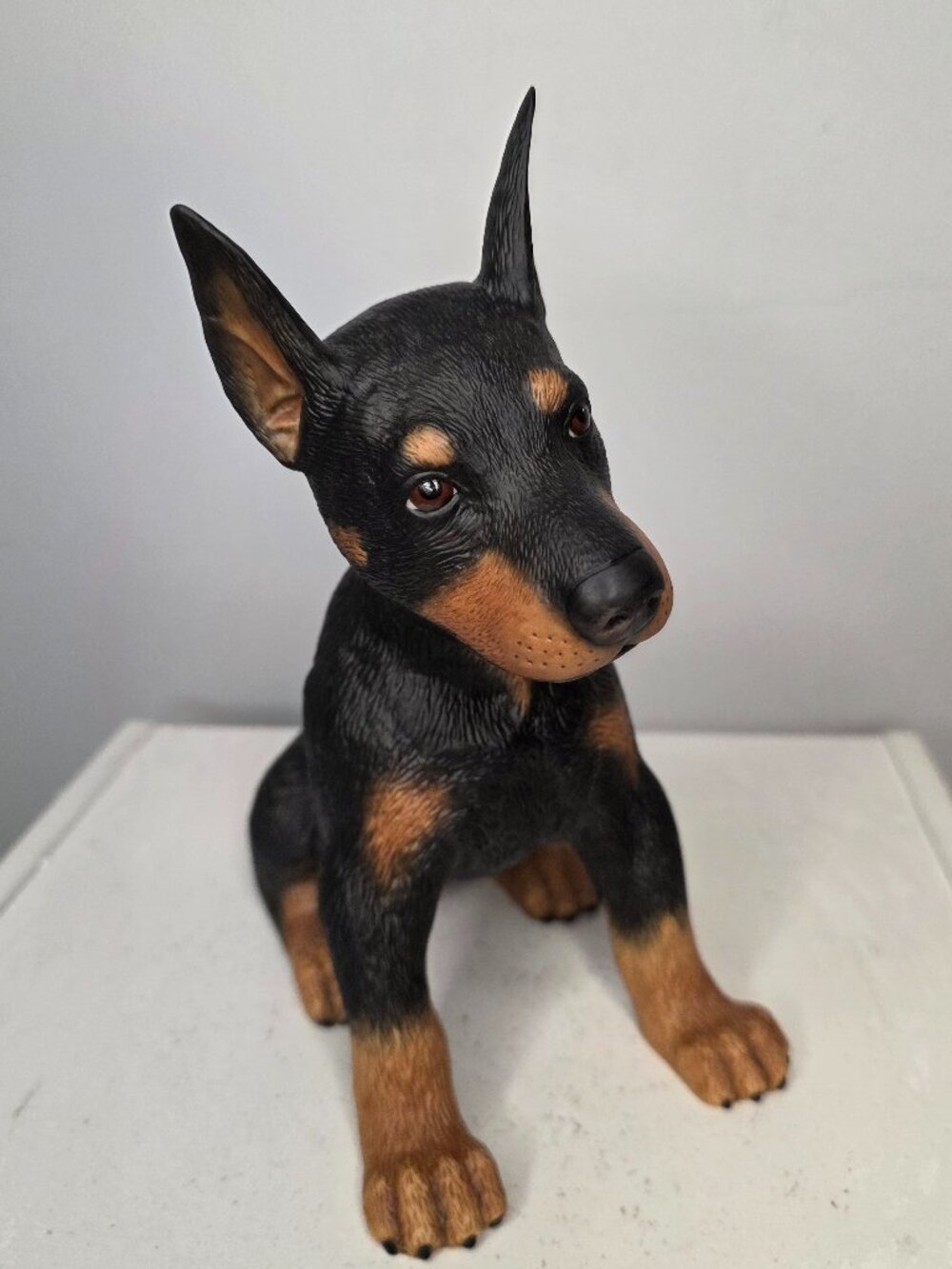 Lenox Fine Porcelain Limited Edition 2003 Doberman Pinscher Figurine